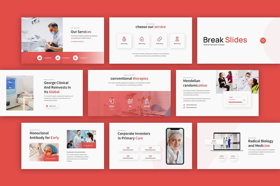 医学教育课程展示方案PPT模板 - PPT派