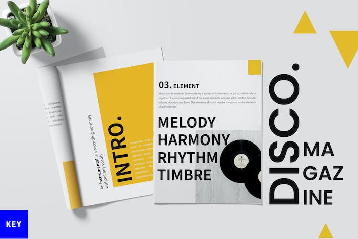 杂志风饮品饮料行业Keynote演示模板 - PPT派