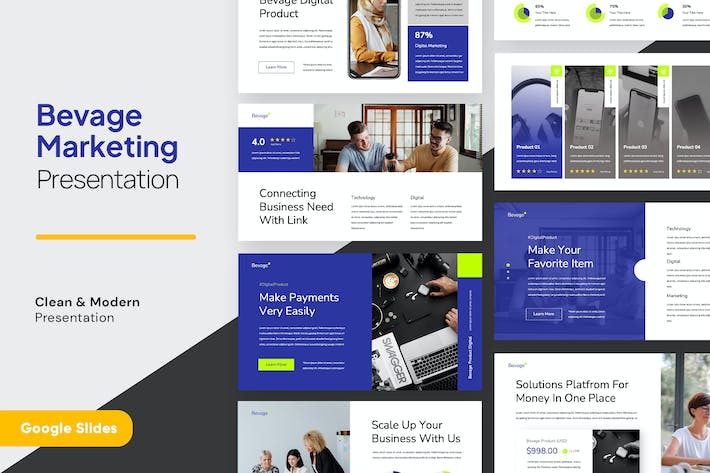 商业营销推广品牌宣传PPT模板 - PPT派