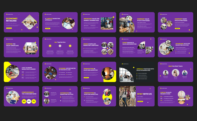 经济金融营销策略推广PPT模板 - PPT派