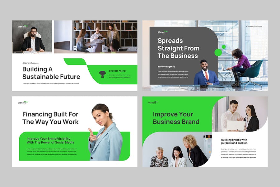 商务广告投放营销推广PPT模板 - PPT派