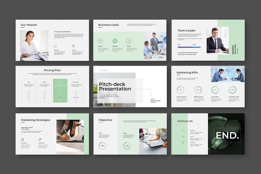 商务融资路演演讲计划Keynote模板 - PPT派