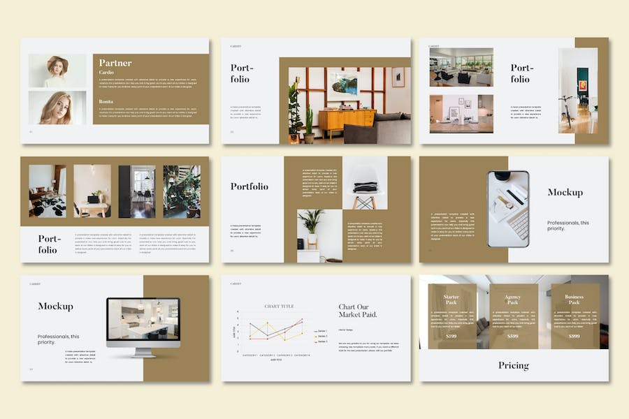 极简风格加的夫旅游景点介绍Keynote模板 - PPT派