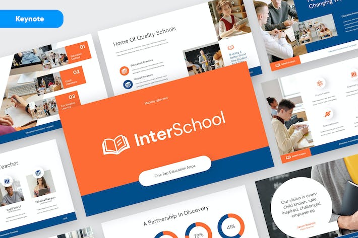 在线教育培训课程主题Keynote模板 - PPT派