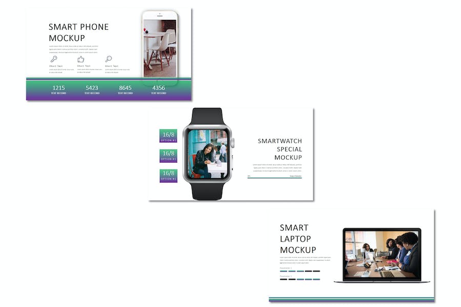 绿色插画风格演示PPT模板 - PPT派