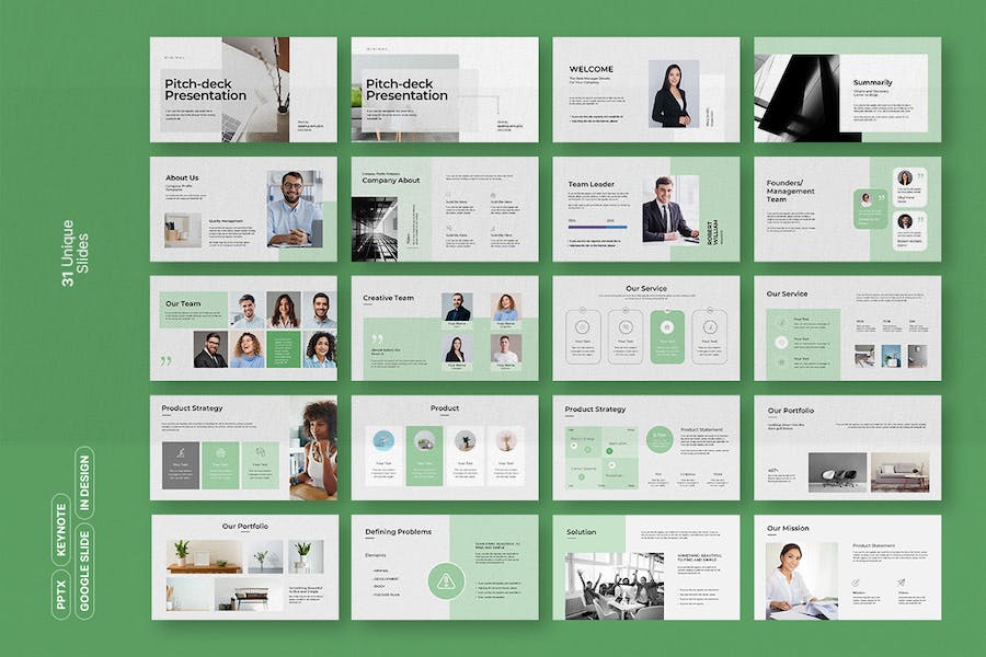 商务融资路演演讲计划Keynote模板 - PPT派