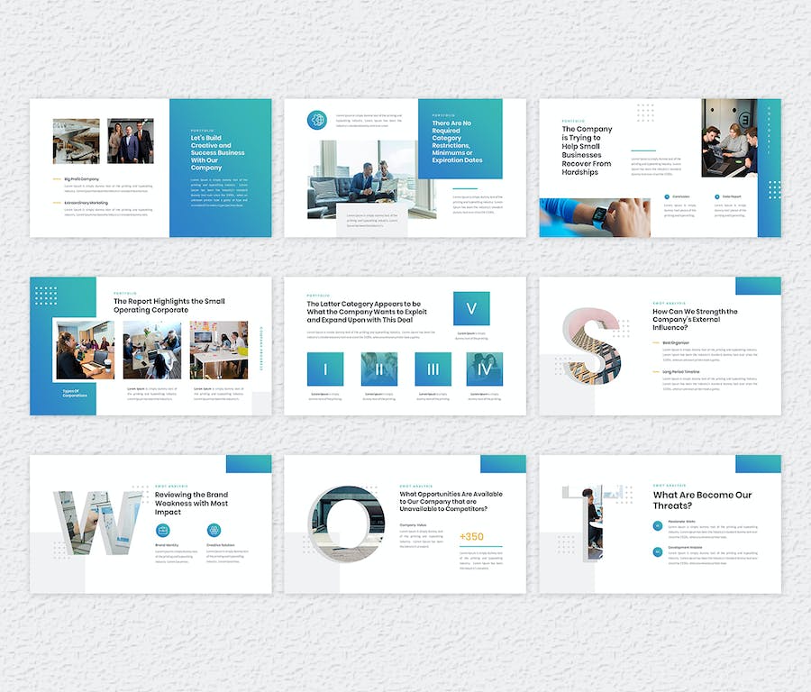 企业商务品牌形象展示PPT模板 - PPT派