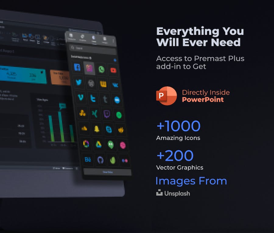 项目计划仪表盘企业管理PPT模板 - PPT派