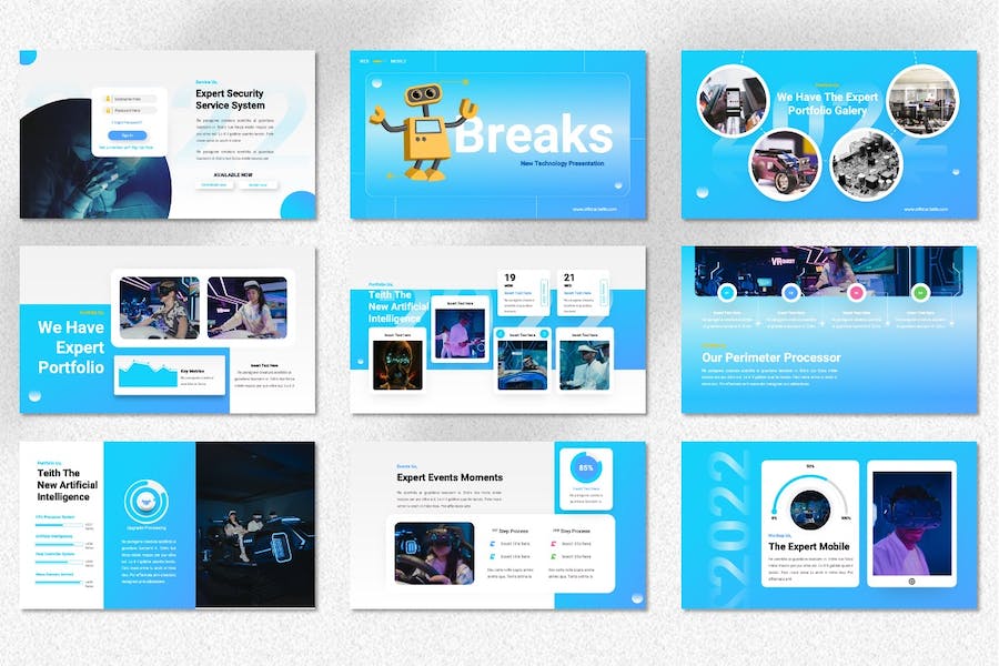 科技创新技术产品展示Keynote模板 - PPT派