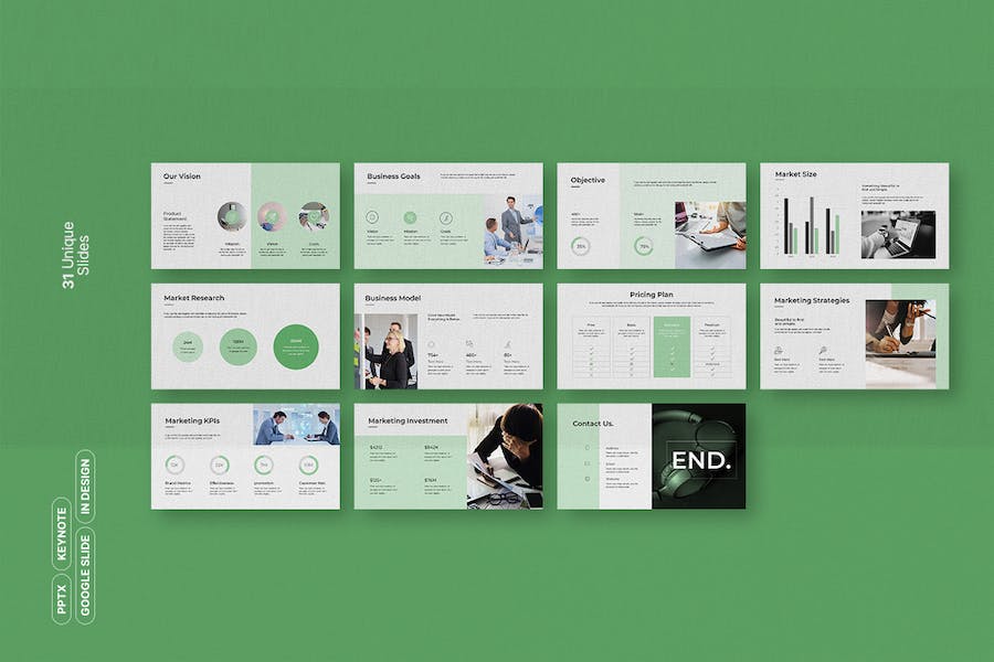 商务融资路演演讲计划Keynote模板 - PPT派