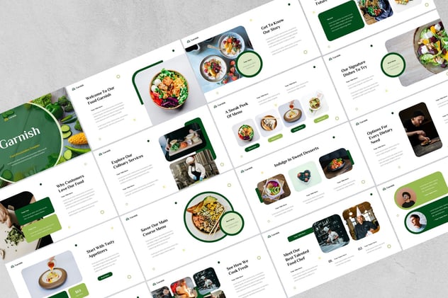 餐饮美食品牌推广营销方案Keynote模板 - PPT派