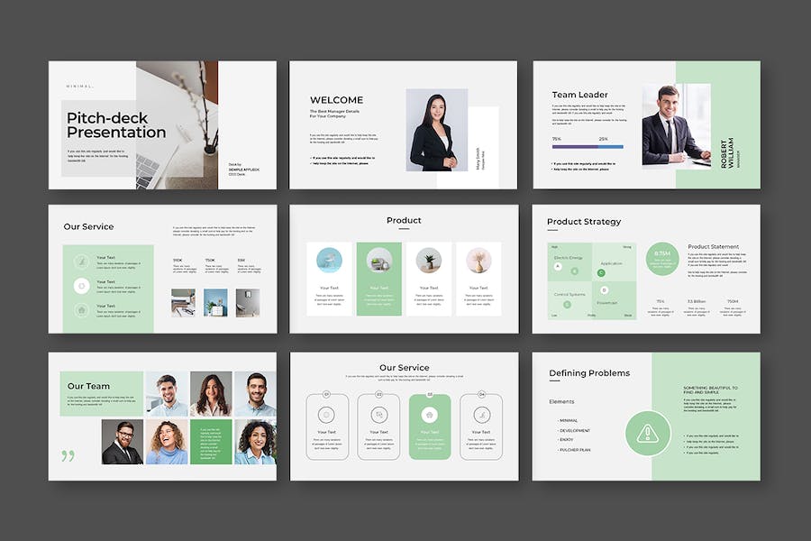 商务融资路演演讲计划Keynote模板 - PPT派