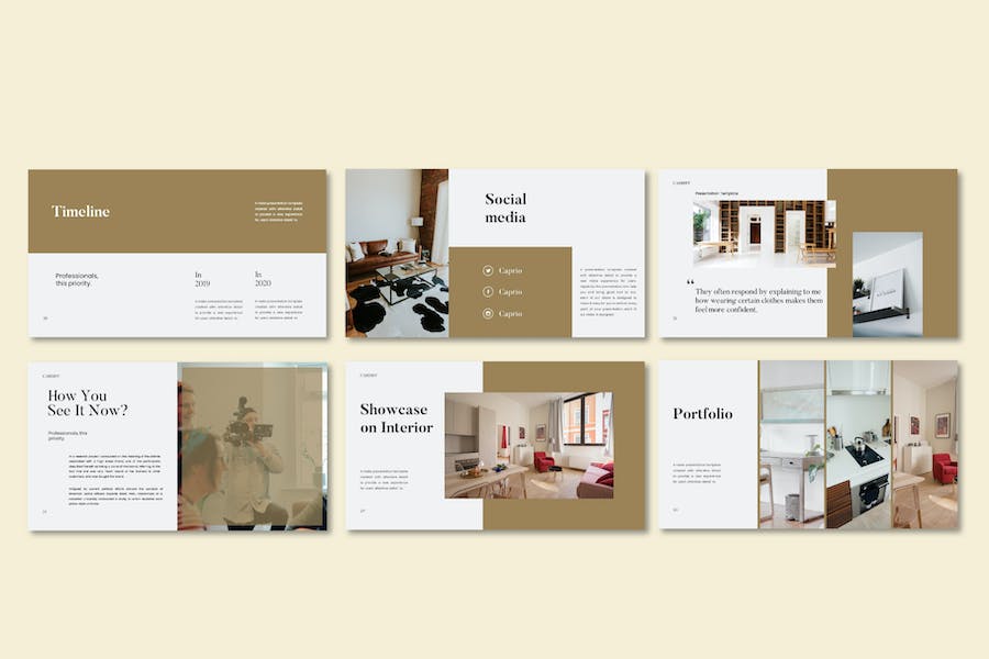 极简风格加的夫旅游景点介绍Keynote模板 - PPT派