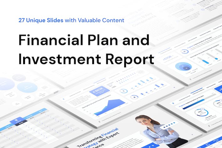 财务金融投资理财报告Keynote模板 - PPT派