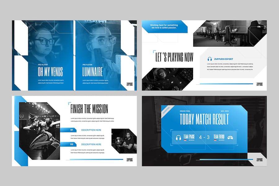 现代游戏开发设计方案PPT模板 - PPT派