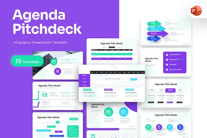 Agenda-pitchdeck-infographic-powerpoint-template - PPT派