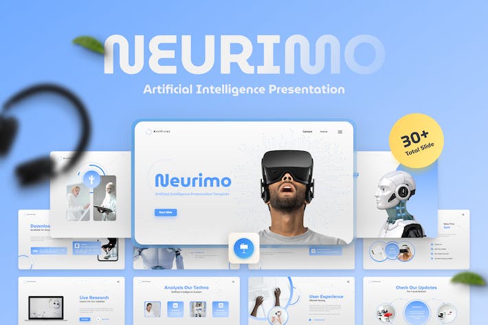 人工智能神经网络技术讲述Keynote模板 - PPT派