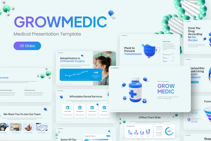 GrowMedic-医疗-PowerPoint-模板 - PPT派