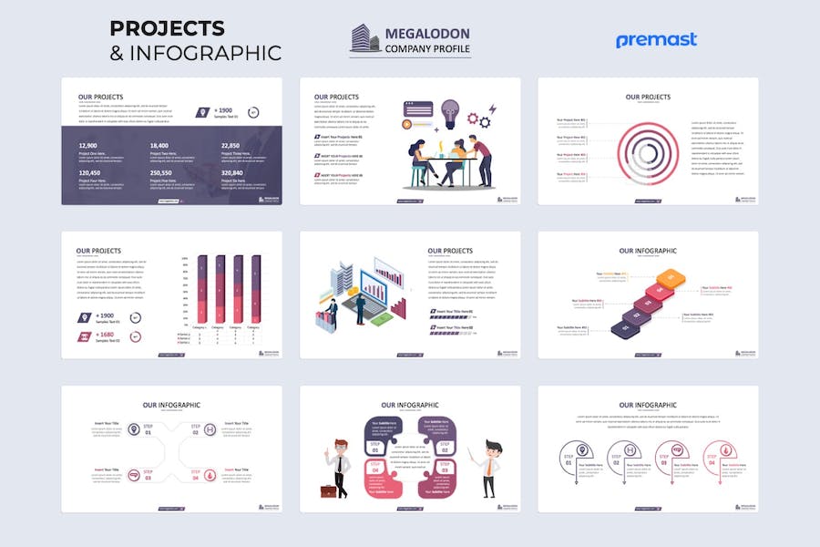 企业公司简介商务演示PPT模板 - PPT派