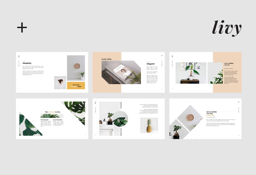 时尚潮流生活方式品牌展示Keynote模板 - PPT派