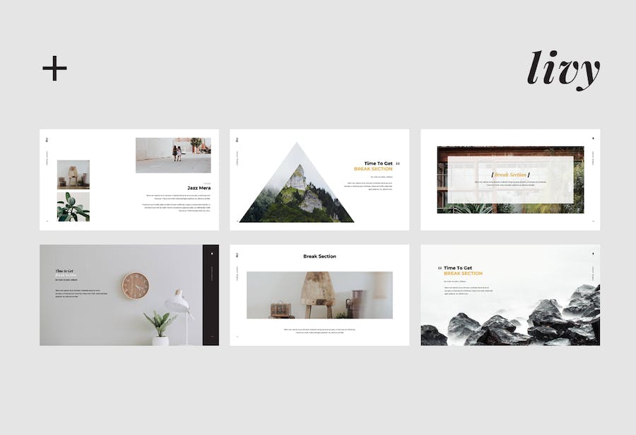 时尚潮流生活方式品牌展示Keynote模板 - PPT派