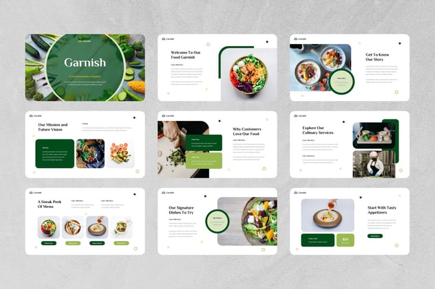 餐饮美食品牌推广营销方案Keynote模板 - PPT派