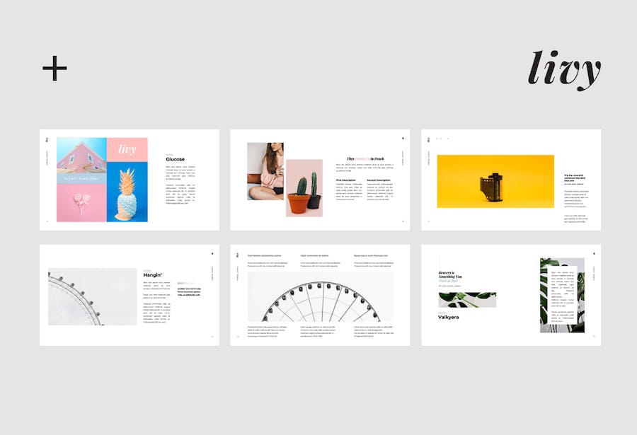 时尚潮流生活方式品牌展示Keynote模板 - PPT派