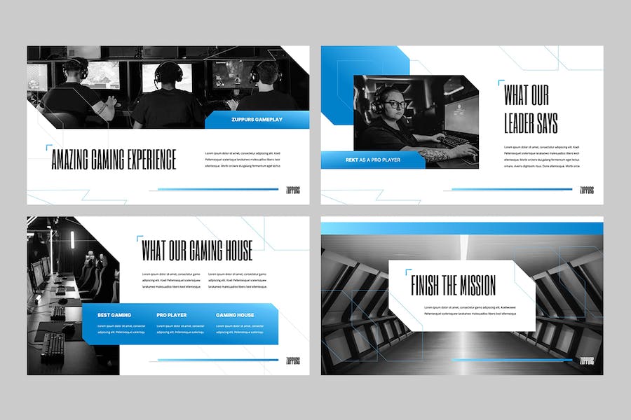 现代游戏开发设计方案PPT模板 - PPT派