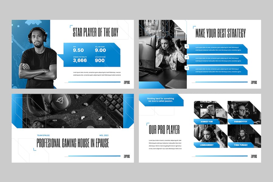 现代游戏开发设计方案PPT模板 - PPT派