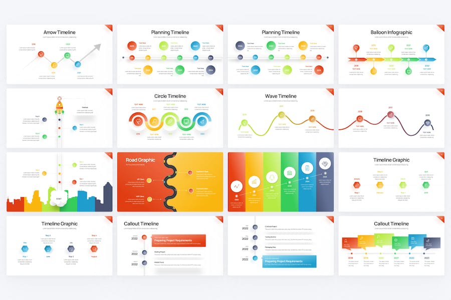 Project-timeline-gradient-2-powerpoint-template - PPT派