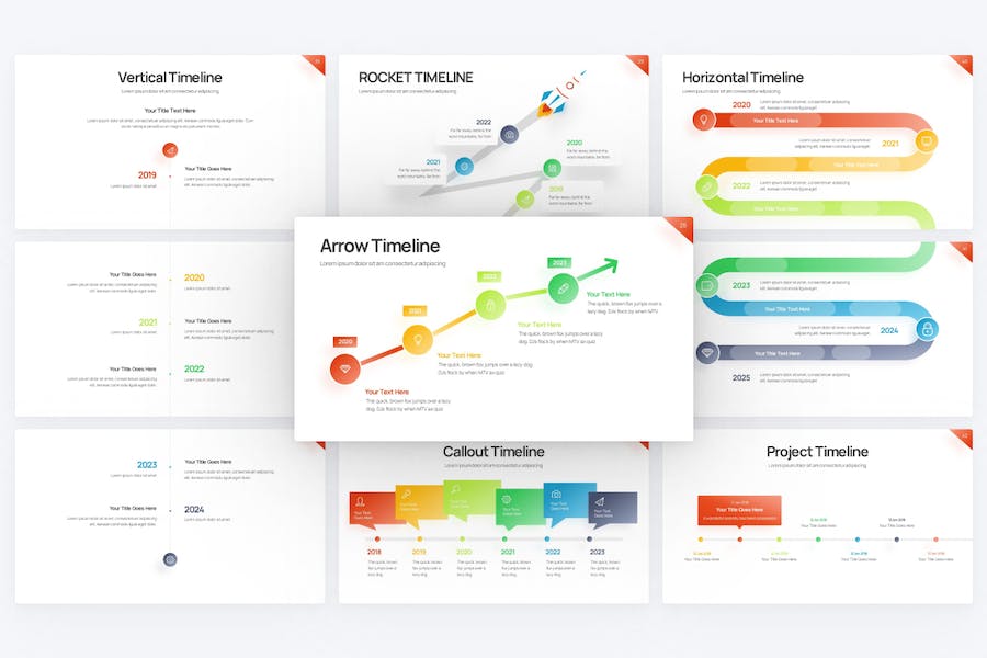 Project-timeline-gradient-2-powerpoint-template - PPT派