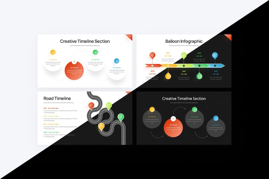 Project-timeline-gradient-2-powerpoint-template - PPT派