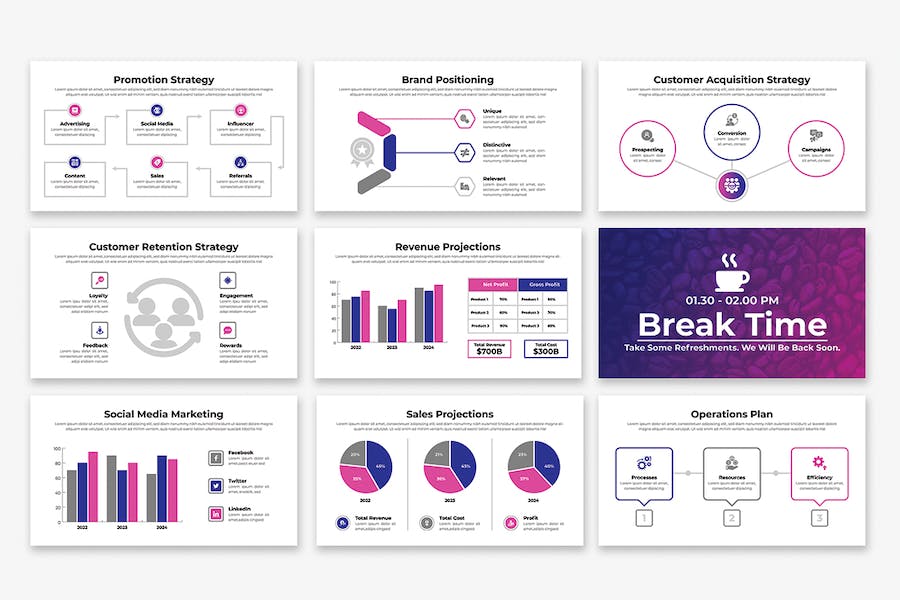 商务建议书融资计划书展示PPT模板 - PPT派