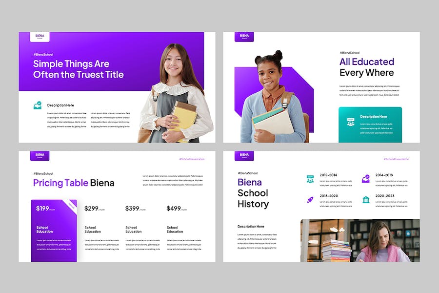 学校教育招生入学宣传方案PPT模板 - PPT派