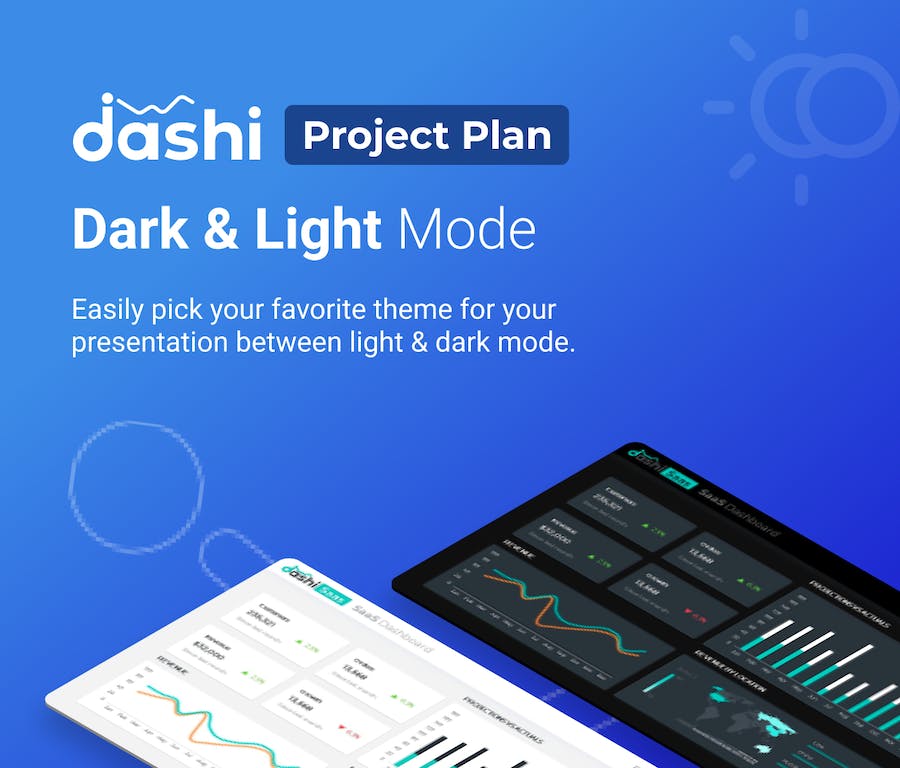 项目计划仪表盘企业管理PPT模板 - PPT派