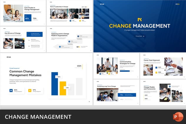 变更管理流程规范制度方案PPT模板 - PPT派