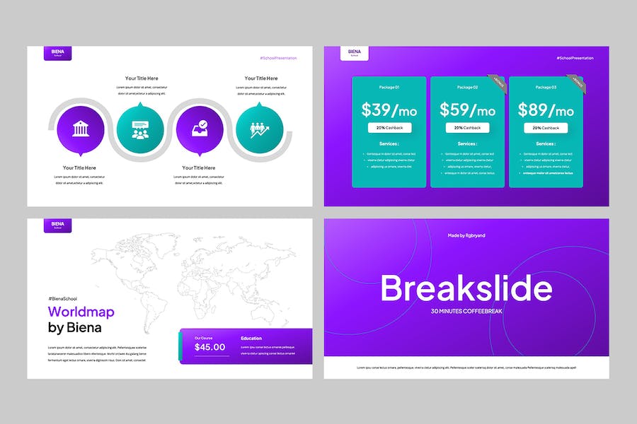 学校教育招生入学宣传方案PPT模板 - PPT派