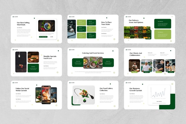 餐饮美食品牌推广营销方案Keynote模板 - PPT派