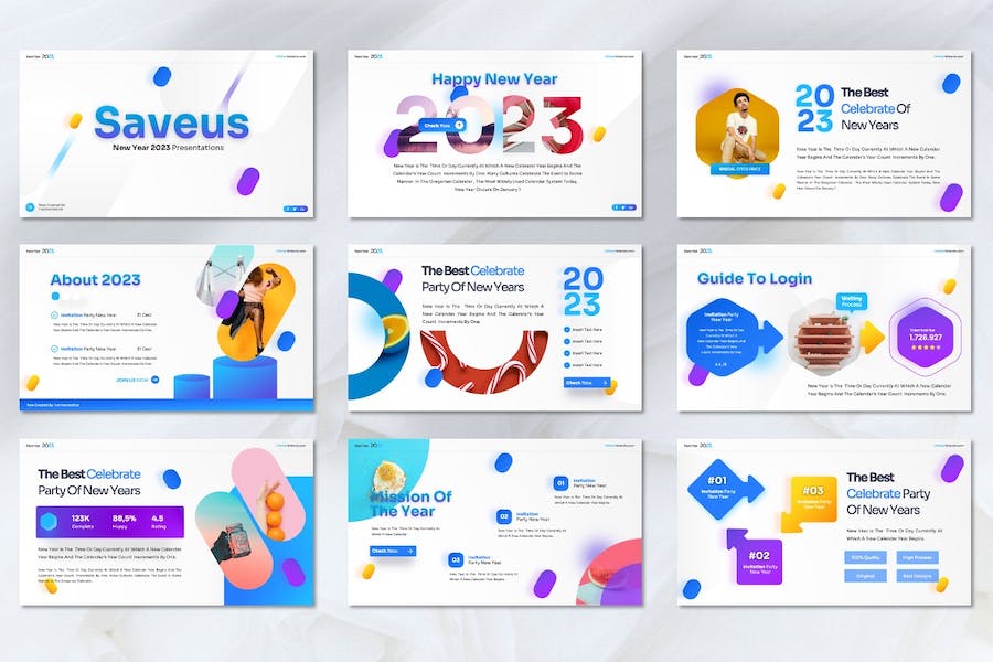 新年庆祝活动策划推广方案Keynote模板 - PPT派