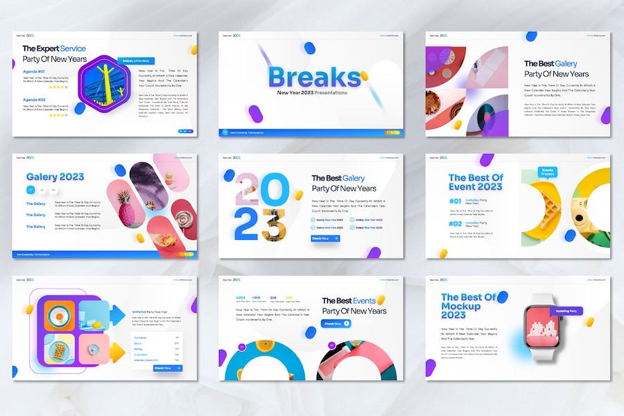 新年庆祝活动策划推广方案Keynote模板 - PPT派