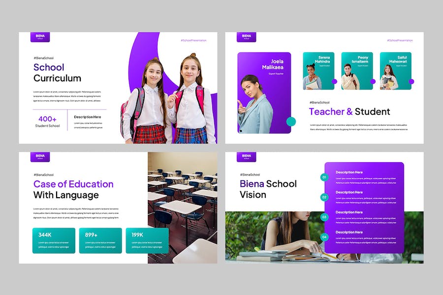 学校教育招生入学宣传方案PPT模板 - PPT派