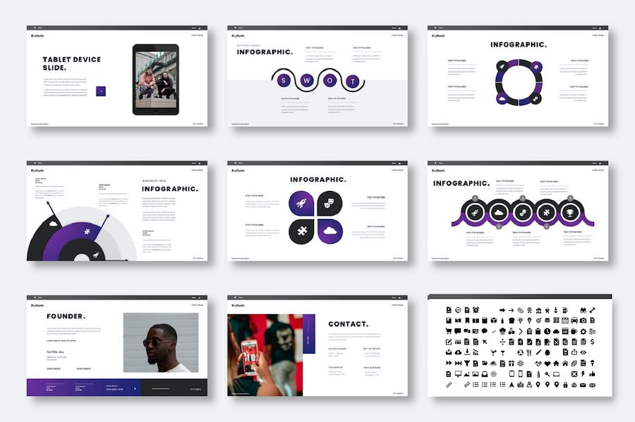 商业运营推广营销策略Keynote模板 - PPT派