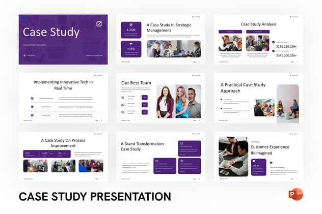 商业案例分析研究方案PPT模板 - PPT派