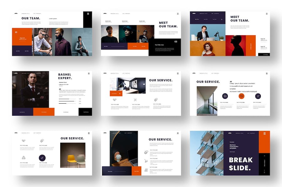 商务企业形象展示融资方案Keynote模板 - PPT派