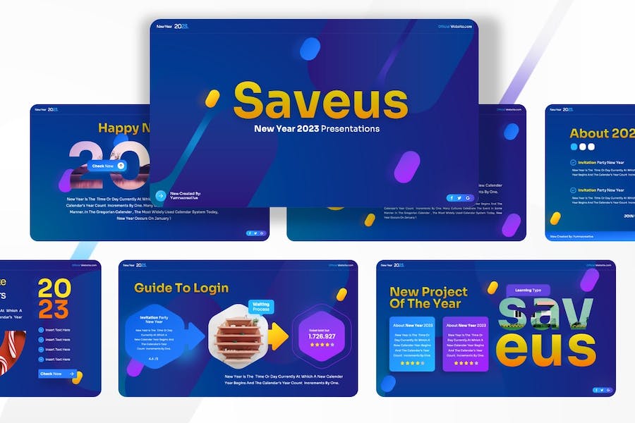 新年庆祝活动策划推广方案Keynote模板 - PPT派