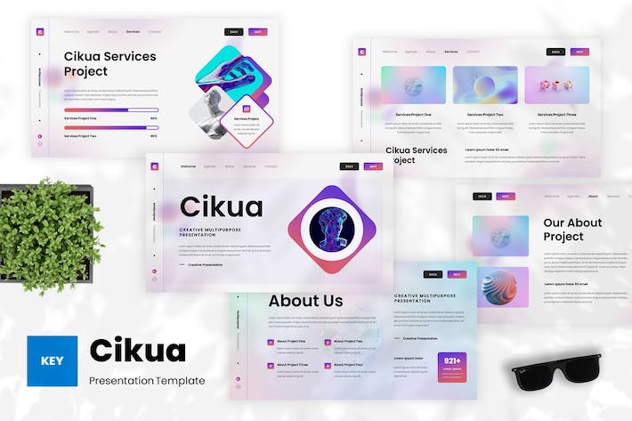 创意多用途综合方案Keynote模板 - PPT派