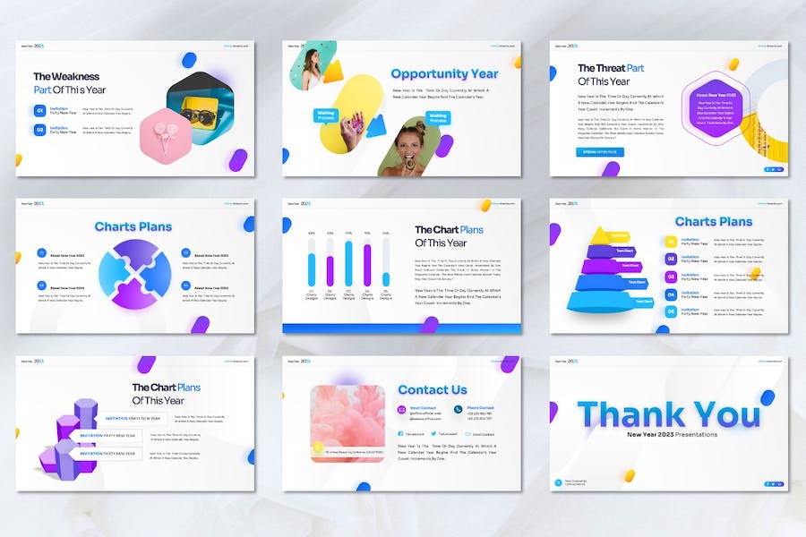 新年庆祝活动策划推广方案Keynote模板 - PPT派