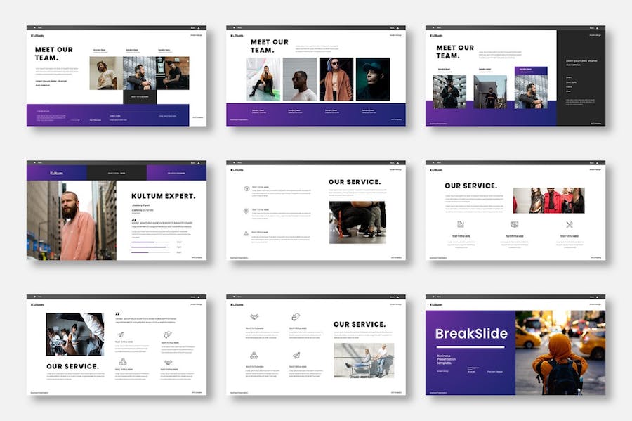 商业运营推广营销策略Keynote模板 - PPT派