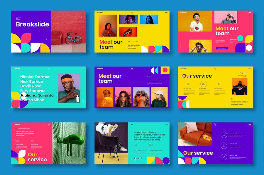 彩色商务创意融资方案Keynote模板 - PPT派