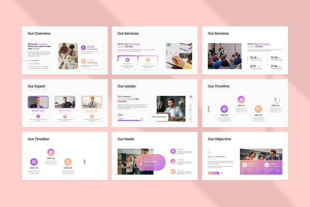 营销策划方案主题演讲Keynote模板 - PPT派